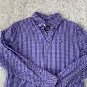 Boys Vineyard Vines Whale Shirt button-down